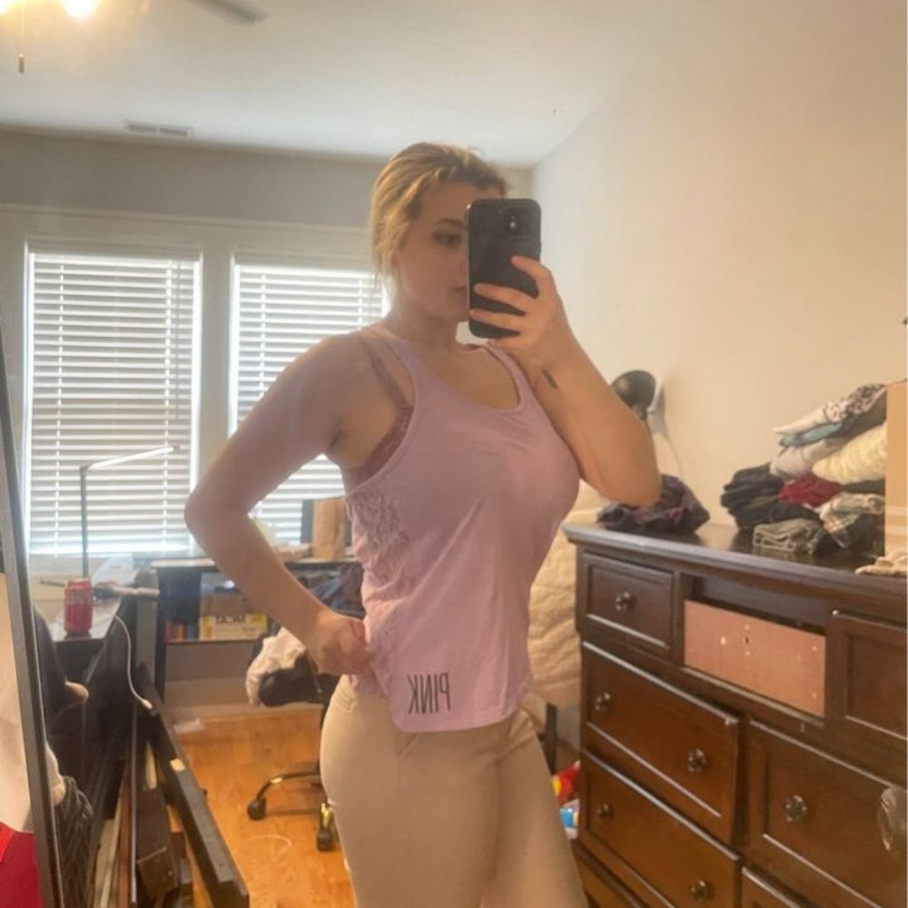 Lavender PINK Brand Tank Top